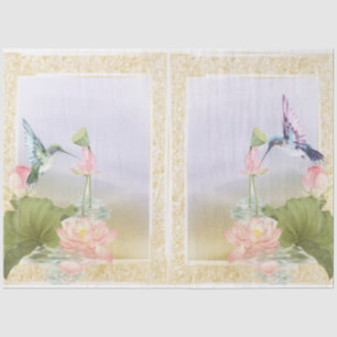 Hummingvögel, Design 2 Seidenpapier