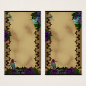 Hummingvögel, Dragonfly und Trauben Viktorianisch (Vorne & Hinten)