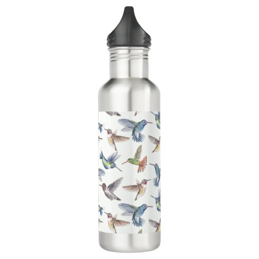 Hummingvögel Edelstahlflasche (Links)