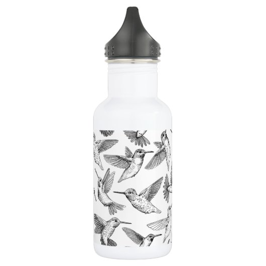 Hummingvögel Edelstahlflasche (Links)