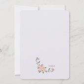 Hummingvögel Einladung (Rückseite)