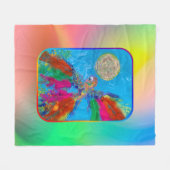 Hummingvogel Fleecedecke (Vorderseite (Horizontal))
