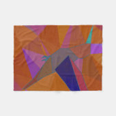 Hummingvogel Fleecedecke (Vorderseite (Horizontal))