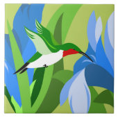 Hummingvogel Fliese (Vorderseite)