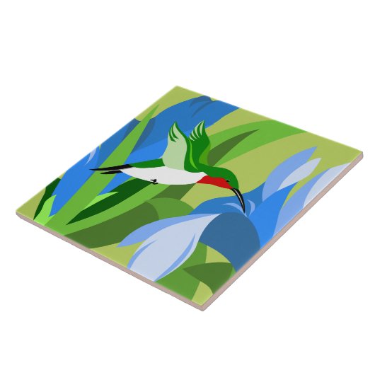 Hummingvogel Fliese (Seite)