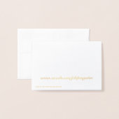 Hummingvogel Folienkarte (Rückseite mit Umschlag)