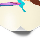 Hummingvogel Fotodruck (Ecke)