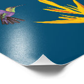 Hummingvögel Fotodruck (Ecke)