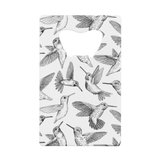 Hummingvögel Geldbeutel Flaschenöffner (Vorderseite)