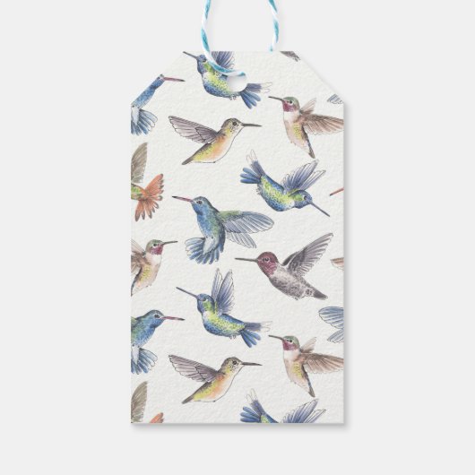 Hummingvögel Geschenkanhänger (Rückseite)