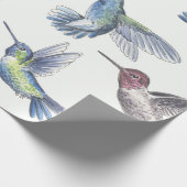 Hummingvögel Geschenkpapier (Ecke)