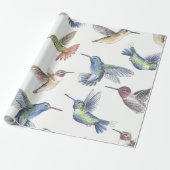 Hummingvögel Geschenkpapier (Ungerollt)