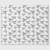Hummingvögel Geschenkpapier (Flach)