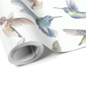 Hummingvögel Geschenkpapier (Rolleneckpunkt)
