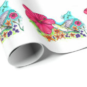 Hummingvogel Geschenkpapier (Rolleneckpunkt)