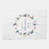 Hummingvogel Geschirrtuch (Horizontal)
