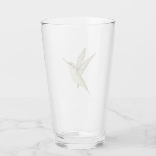 Hummingvogel Glas (Rückseite)