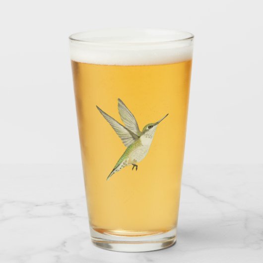 Hummingvogel Glas (Vorne (Gefüllt))