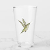 Hummingvogel Glas (Vorderseite)