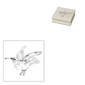 Hummingvogel Gummistempel (Stempel)