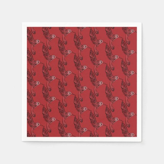 Hummingvögel II Serviette (Vorderseite)