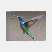 Hummingvogel im Flug Fleecedecke (Vorderseite (Horizontal))