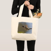 Hummingvogel im Flug Jumbo Stoffbeutel (Vorderseite (Produkt))