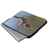 Hummingvogel im Flug Laptopschutzhülle (Vorne Knopf)