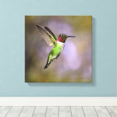 Hummingvogel im Flug Leinwanddruck (Insitu (Holzboden))