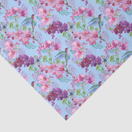 Hummingvögel im Flug Seidenpapier (Ausschnitt)