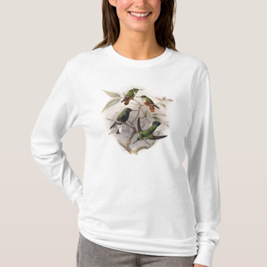 Hummingvögel im Flug T-Shirt (Vorderseite)