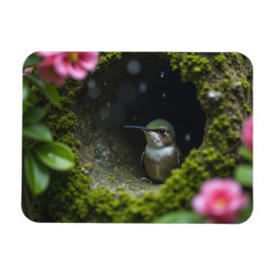 Hummingvogel im Nest Magnet