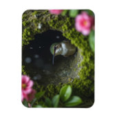 Hummingvogel im Nest Magnet (Vertikal)
