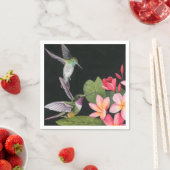 Hummingvögel in der Plumeria Serviette (Beispiel)