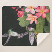 Hummingvögel in der Plumeria Sherpadecke (Vorderseite (Horizontal))