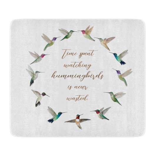 Hummingvögel in Nordamerika Schneidebrett (Vorderseite)
