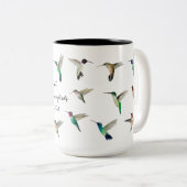 Hummingvögel in Nordamerika Zweifarbige Tasse (VorderseiteRechts)