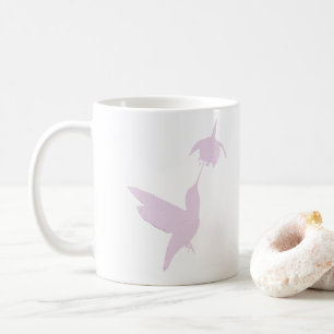 Hummingvogel in Silhouette Kaffeetasse