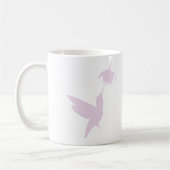 Hummingvogel in Silhouette Kaffeetasse (Links)