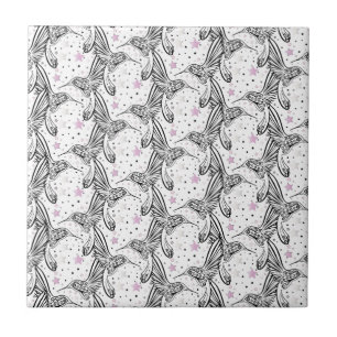 Hummingvögel IV Fliese