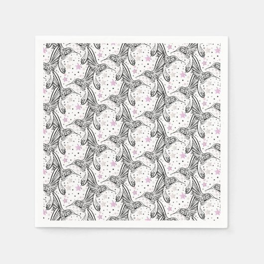 Hummingvögel IV Serviette (Vorderseite)