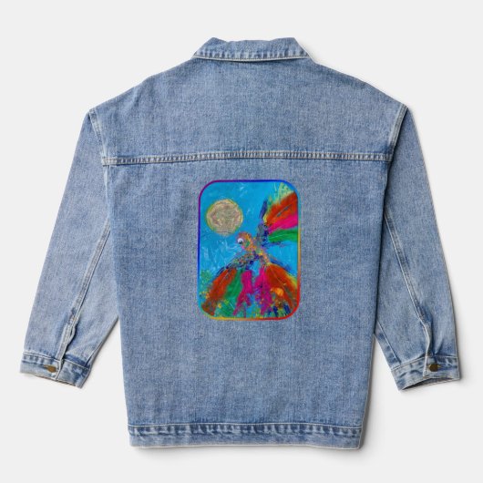 Hummingvogel Jeansjacke (Rückseite)