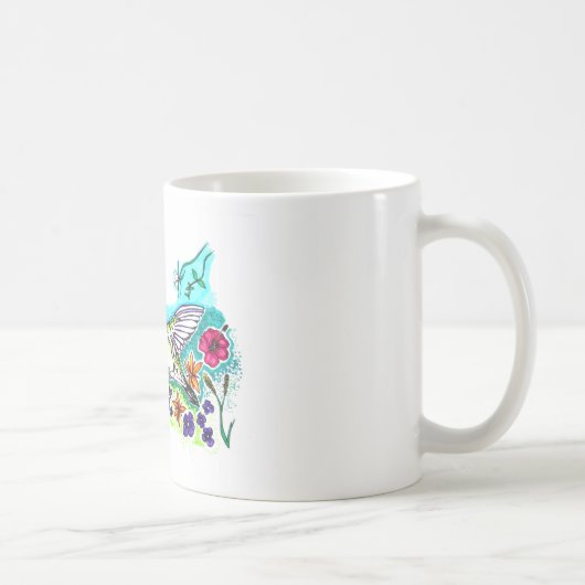 Hummingvogel Kaffeetasse (Rechts)