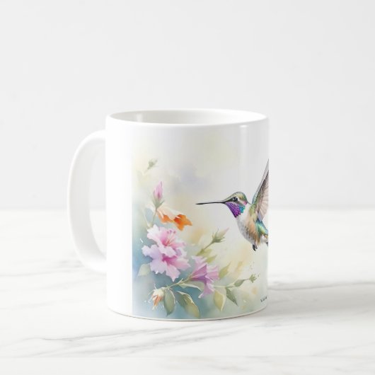Hummingvogel Kaffeetasse (Vorderseite Links)
