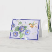 Hummingvogel Karte (Vorderseite)