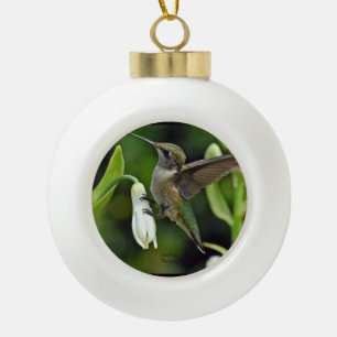 Hummingvogel Keramik Kugel-Ornament