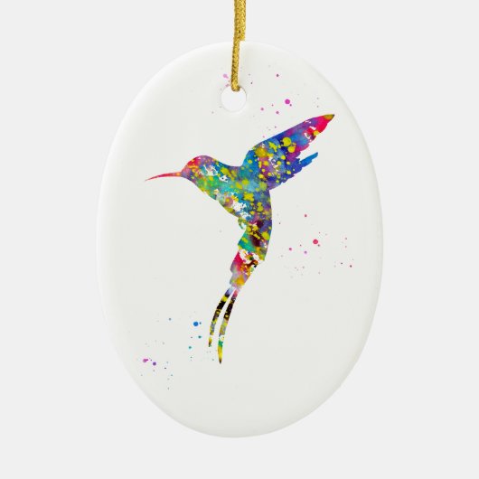 Hummingvogel Keramik Ornament (Vorne)