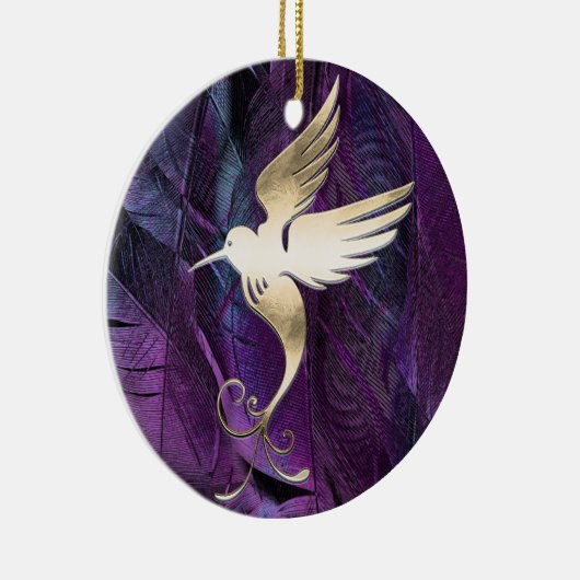 Hummingvogel Keramik Ornament (Rechts)