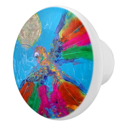 Hummingvogel Keramikknauf (Rechts)