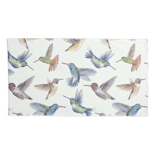 Hummingvögel Kissenbezug (Rückseite-Rechts)